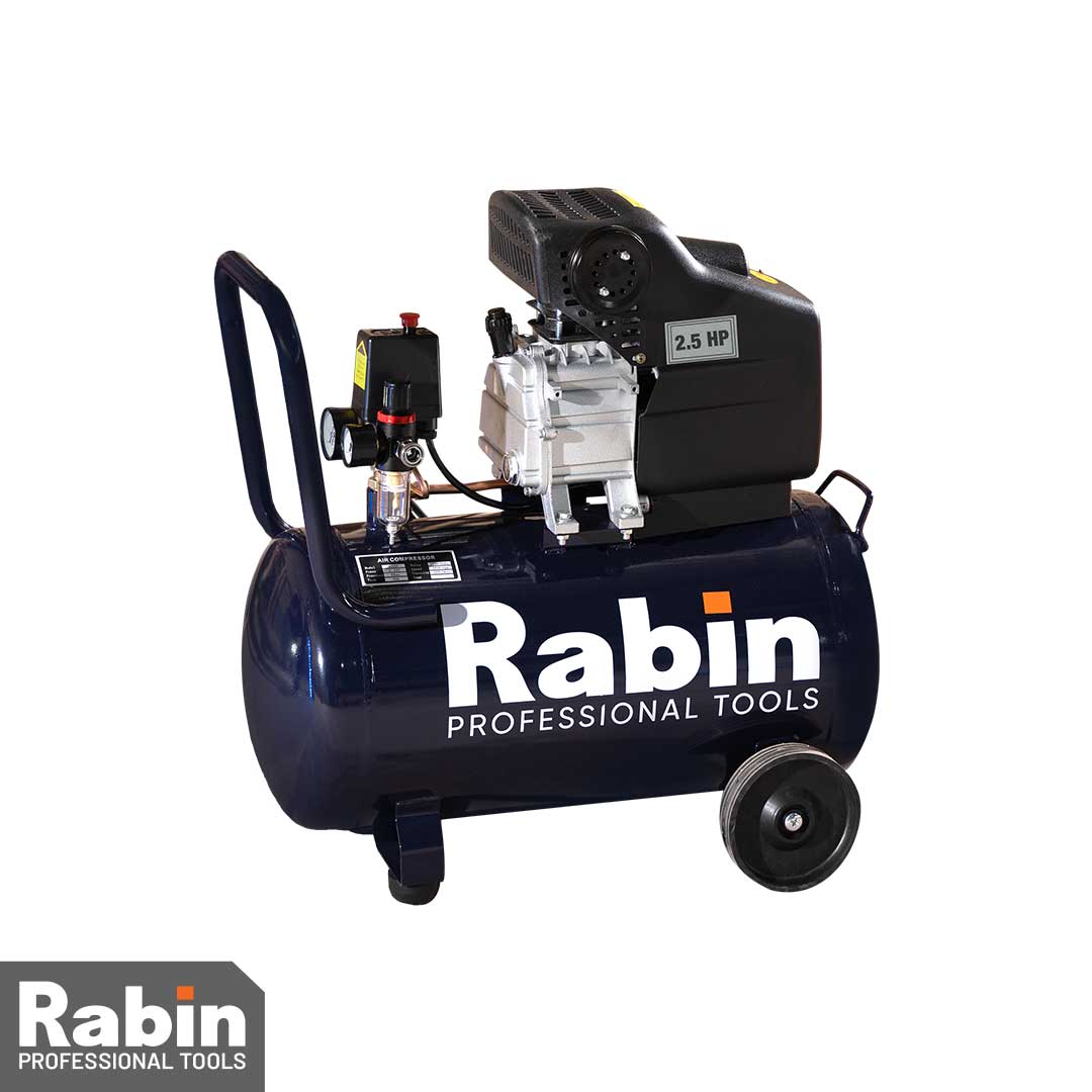 کمپرسور باد روغنی رابین 25 لیتری مدل R2825P