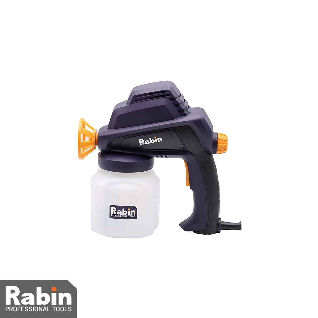 پیستوله برقی رابین مدل R5115 | سبک، دقیق و مناسب برای رنگ‌کاری‌های خانگی و نیمه‌حرفه‌ای
