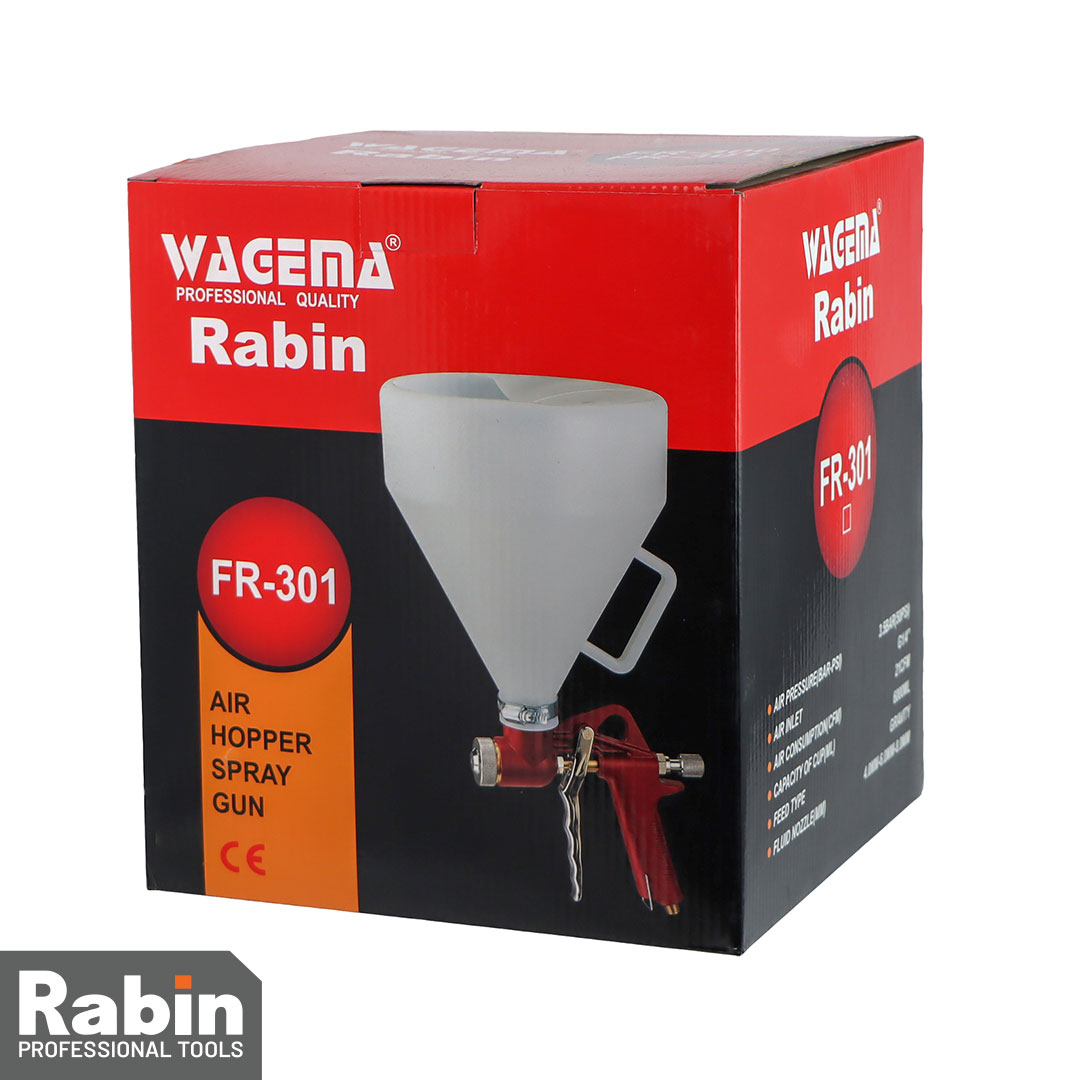 پیستوله کنیتکس پاش رابین مدل FR-301 | ابزار حرفه‌ای برای پوشش‌دهی یکنواخت و باکیفیت
