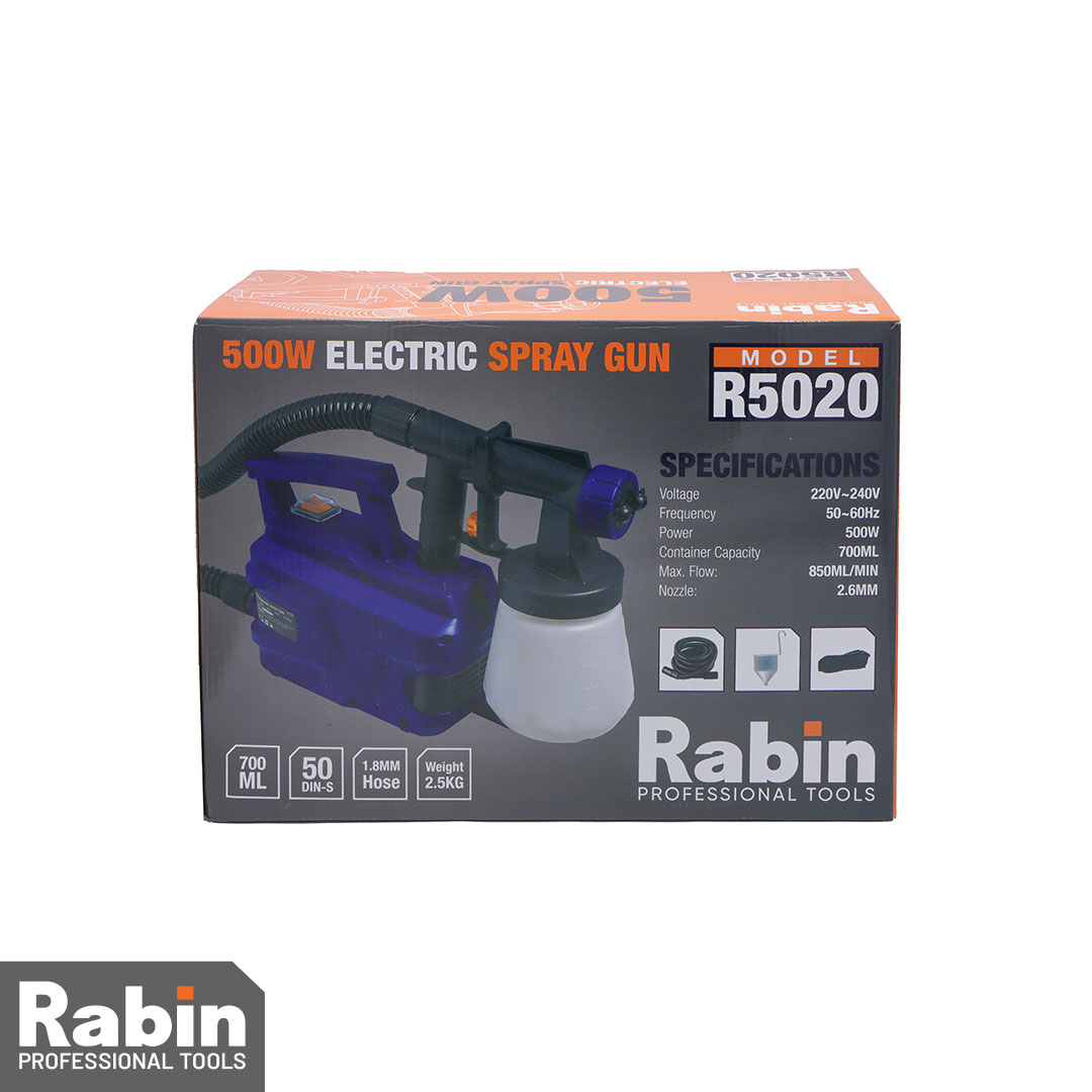پیستوله برقی رابین مدل R5020 | دقت و راحتی در رنگ‌آمیزی