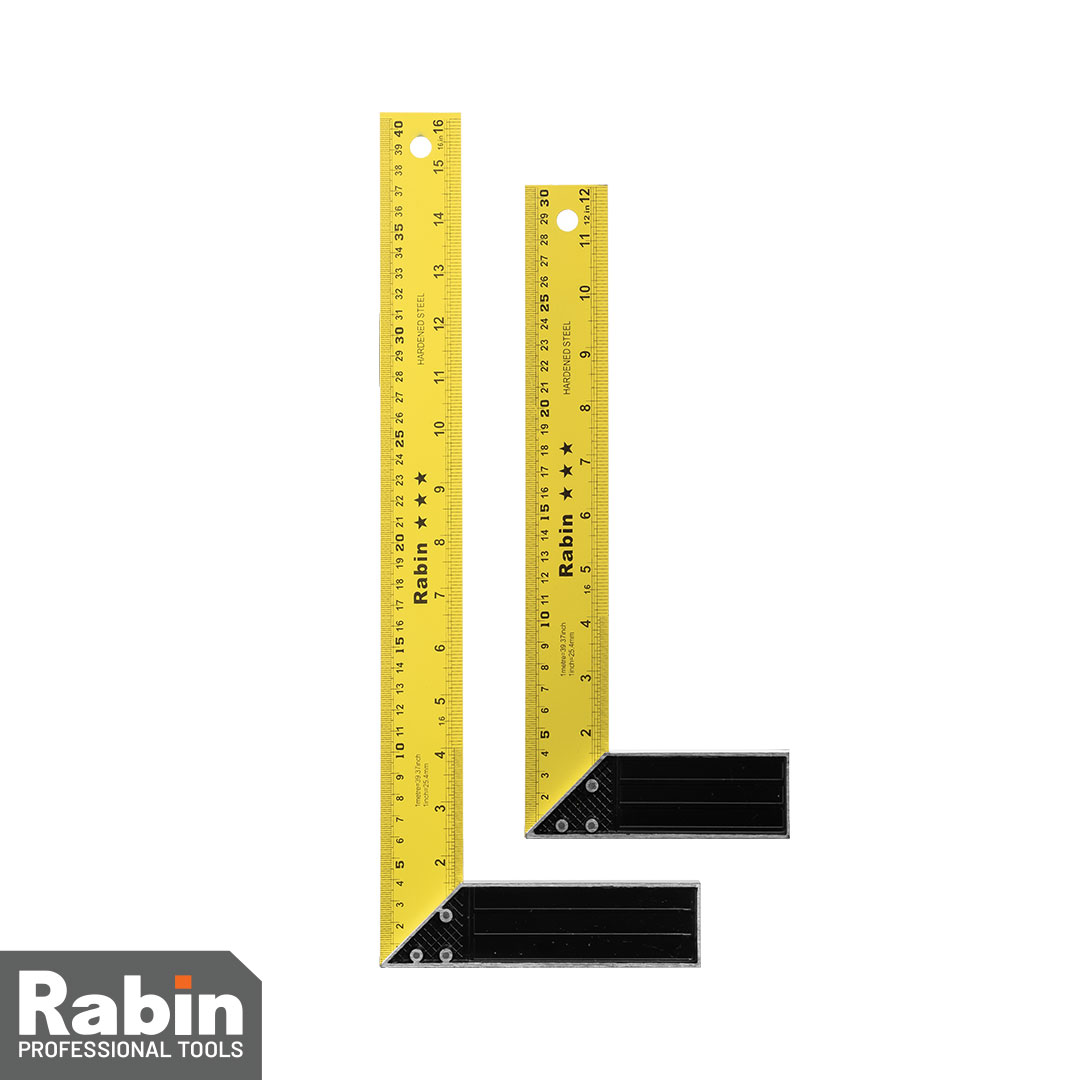 گونیا دستی آلومینیومی زرد طرح سندویک رابین مدل R7130A و R7140A